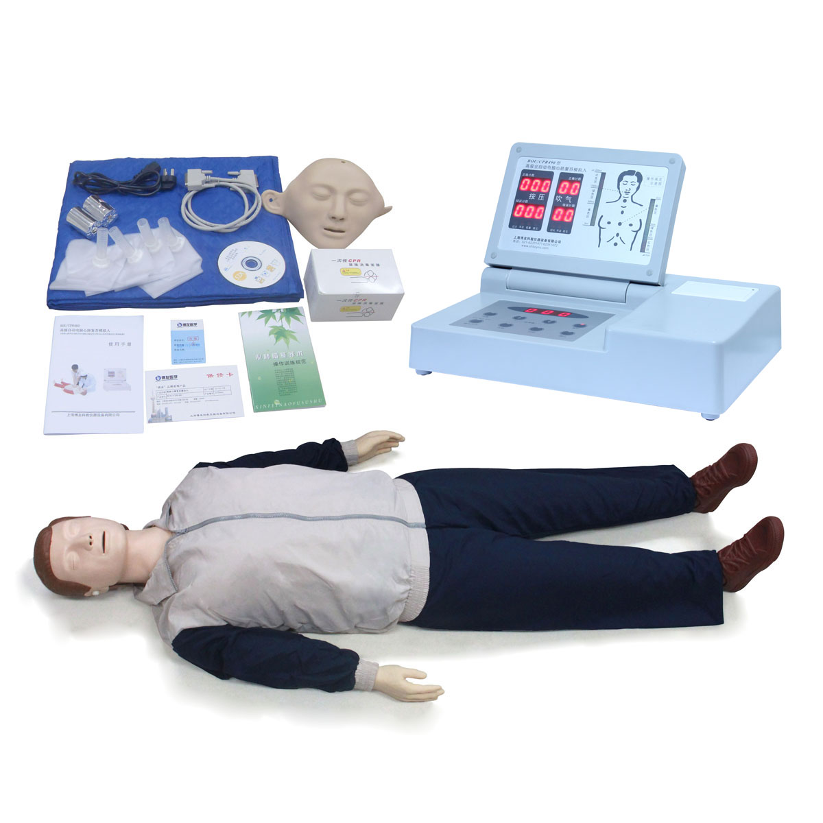 新型急救模擬人增加了幾項必要功能，更貼近實際操作。